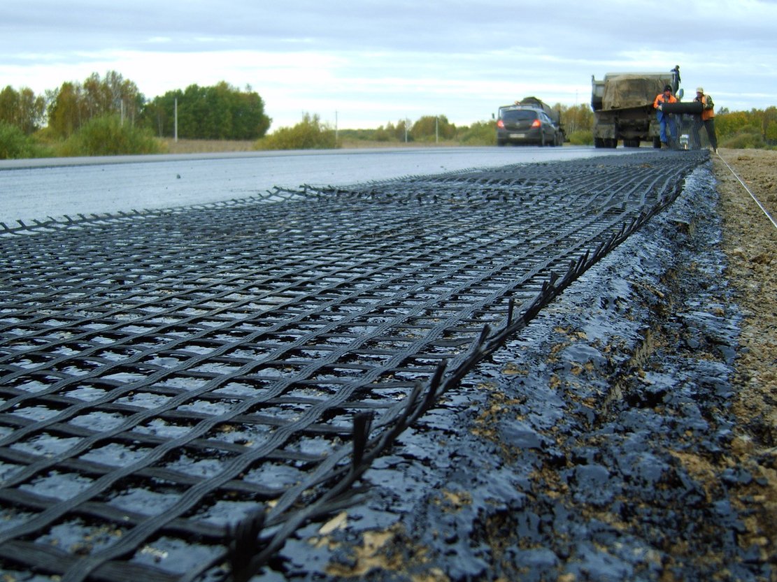 полиэфирная георешетка STRADEX PET